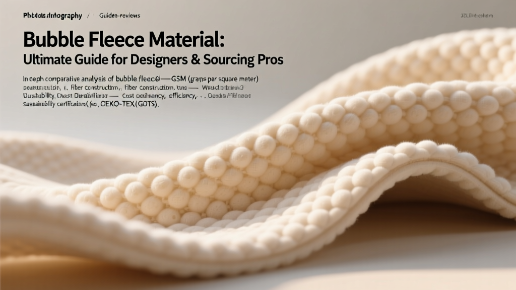 Bubble Fleece Material: Ultimate Guide for Designers & Sourcing Pros