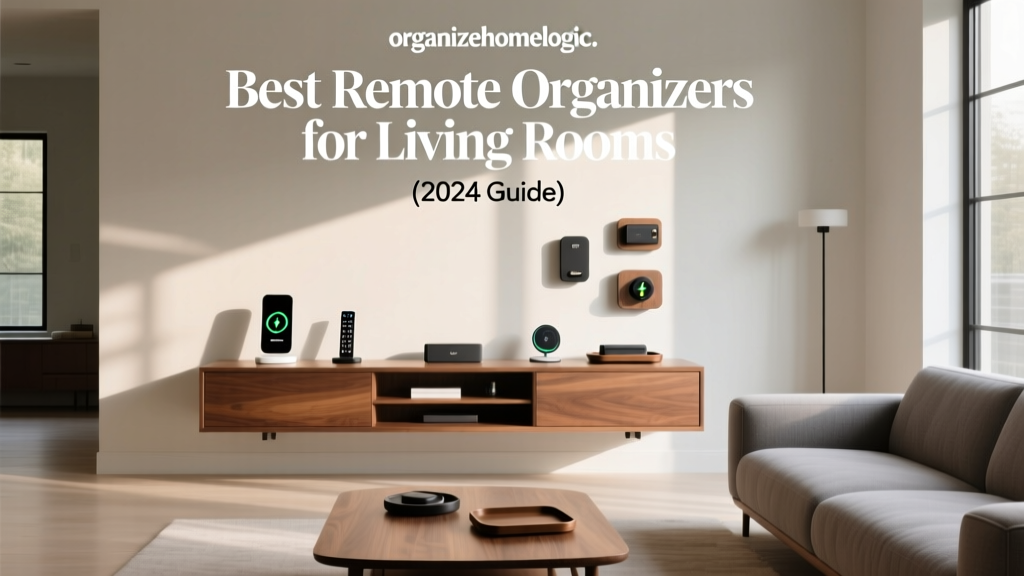 Best Remote Organizers for Living Rooms (2024 Guide)
