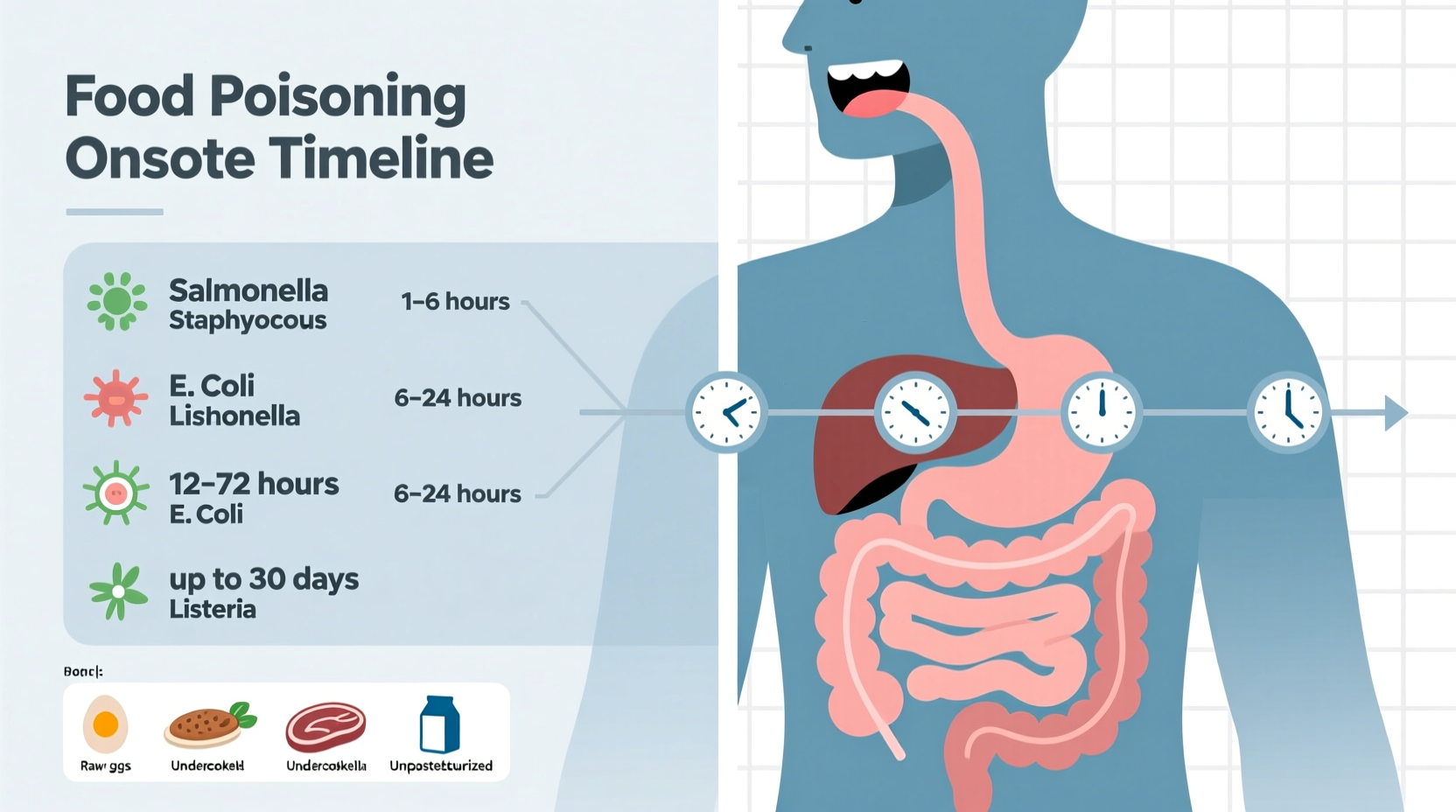 how fast can food poisoning occur