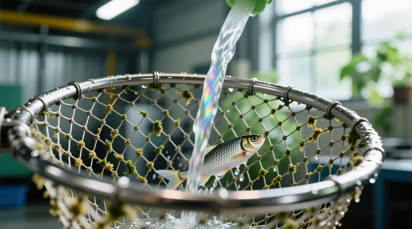 eco friendly cleaning remove fish scale residue