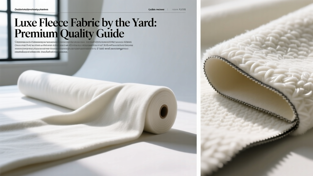 Luxe Fleece Fabric by the Yard: Premium Quality Guide