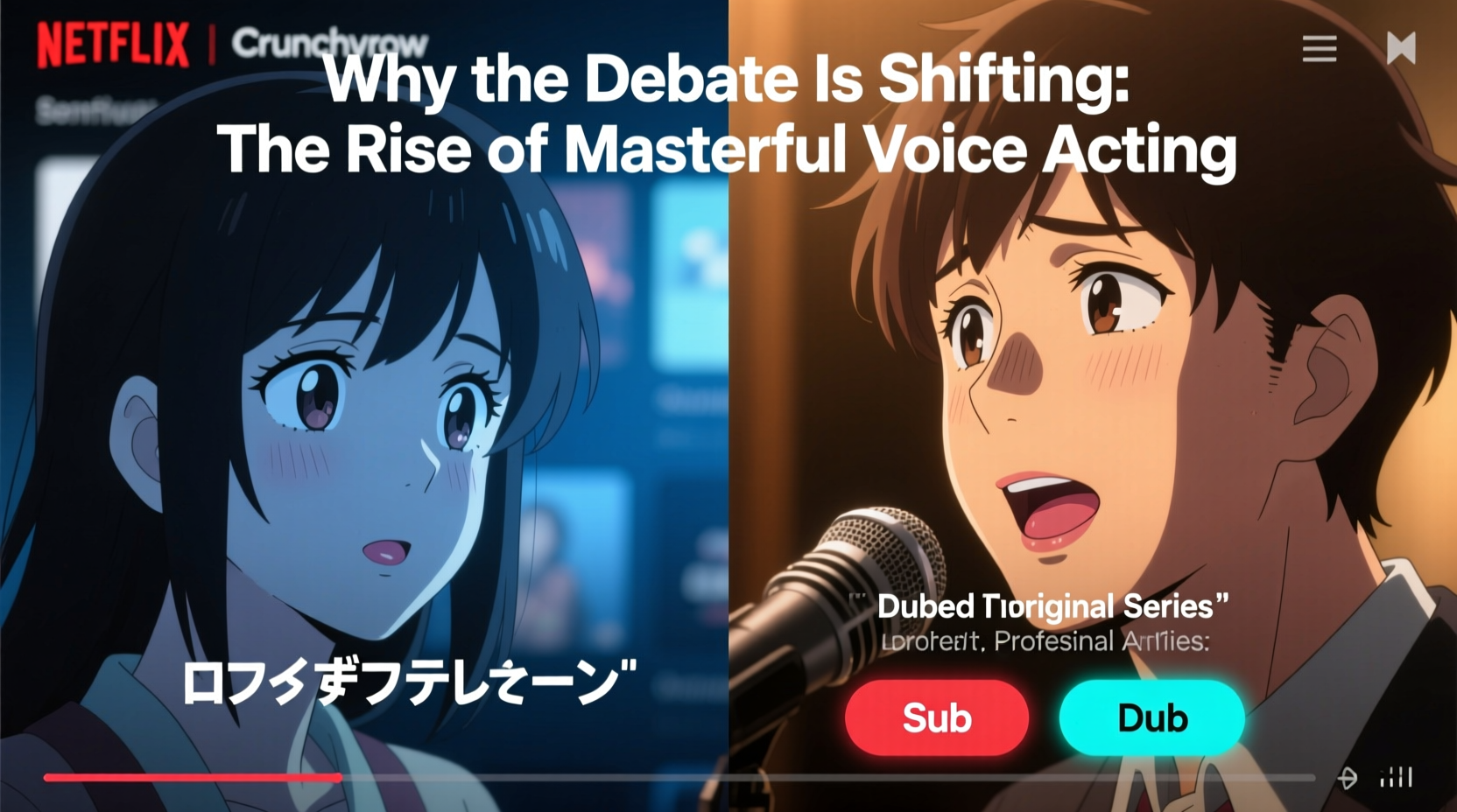 subbed vs dubbed anime why the debate is shifting with better voice acting