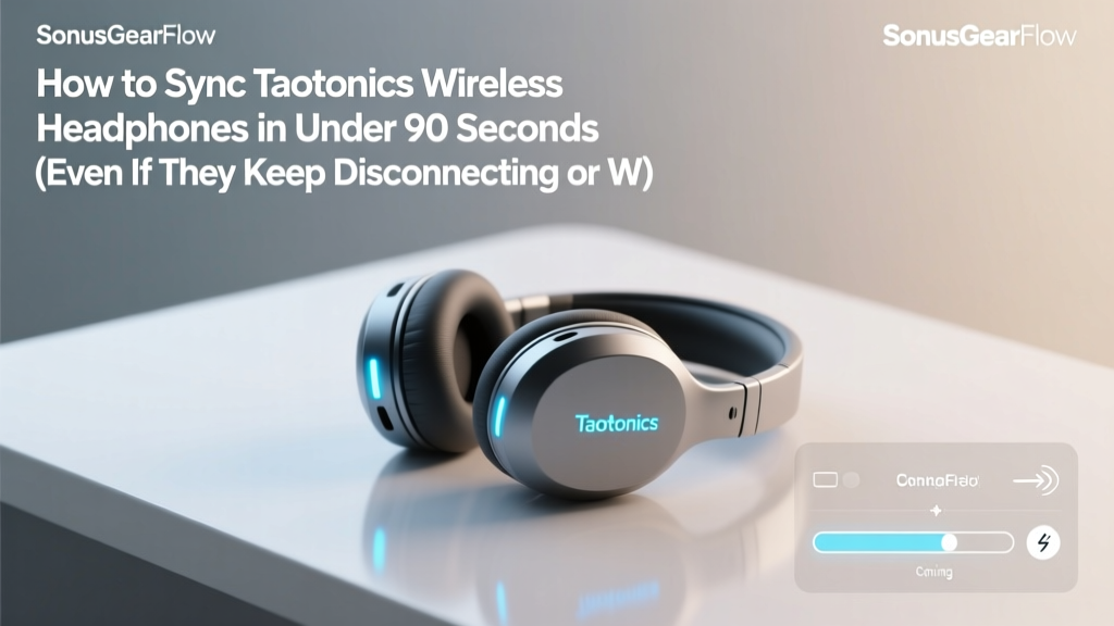 Taotronics Headphones Sync: Fix Disconnects & Pairing (2026)