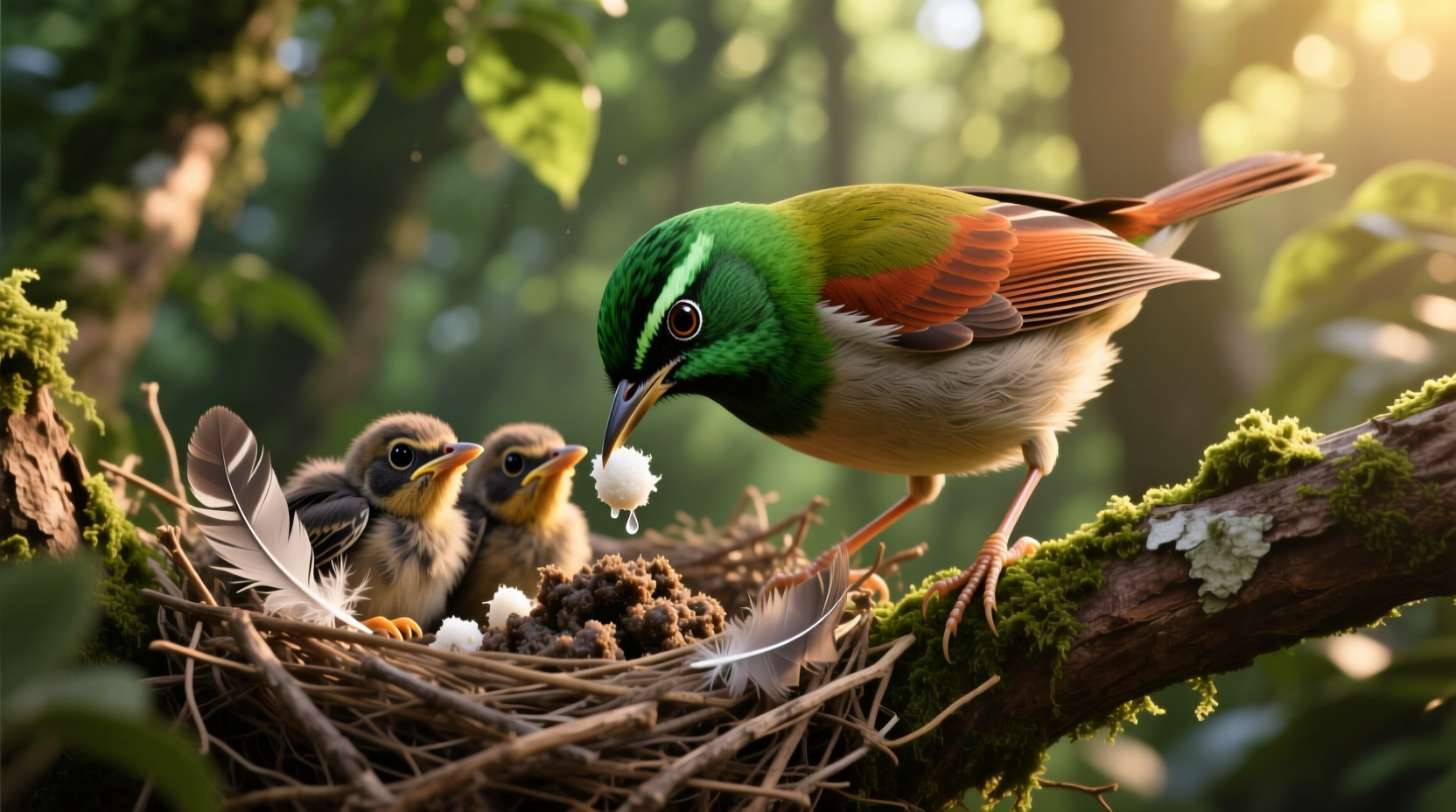 Why Mother Birds Eat Their Babies' Poop