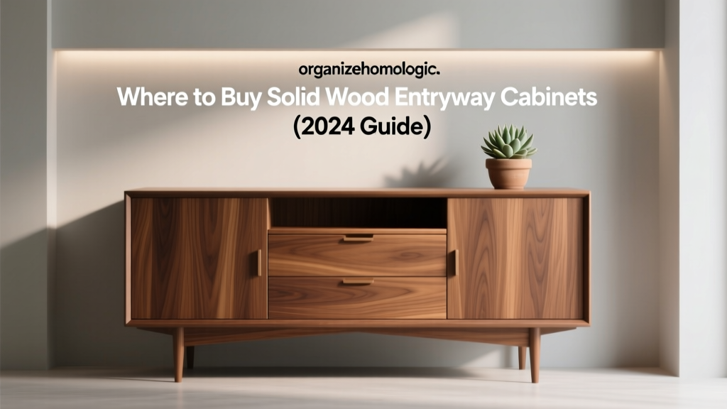Where to Buy Solid Wood Entryway Cabinets (2024 Guide)