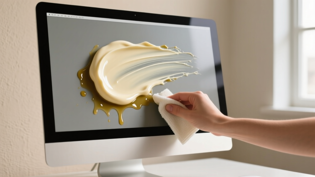 Tested: How to Get Mayonnaise Out of Computer Monitor