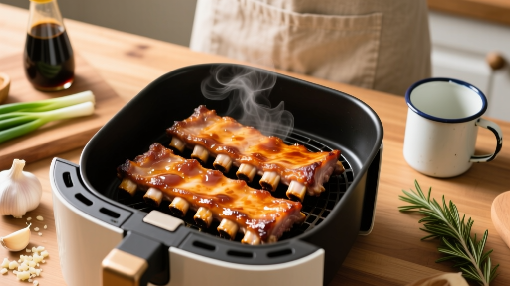 Crispy & Juicy Air Fryer Pork Ribs Recipe