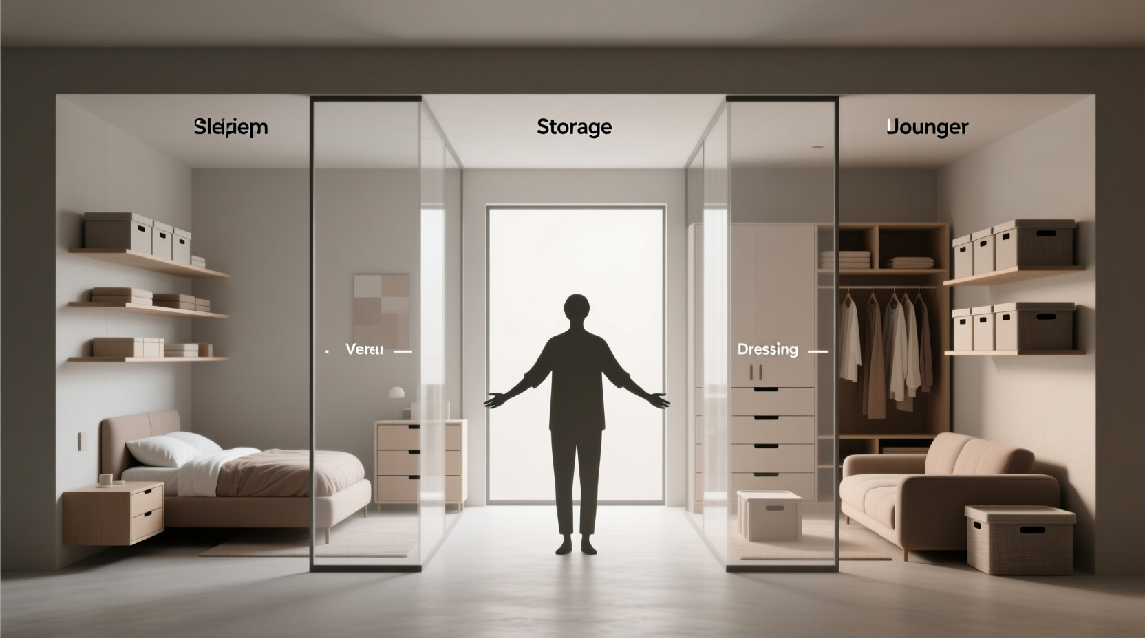 shared closet organization without conflict