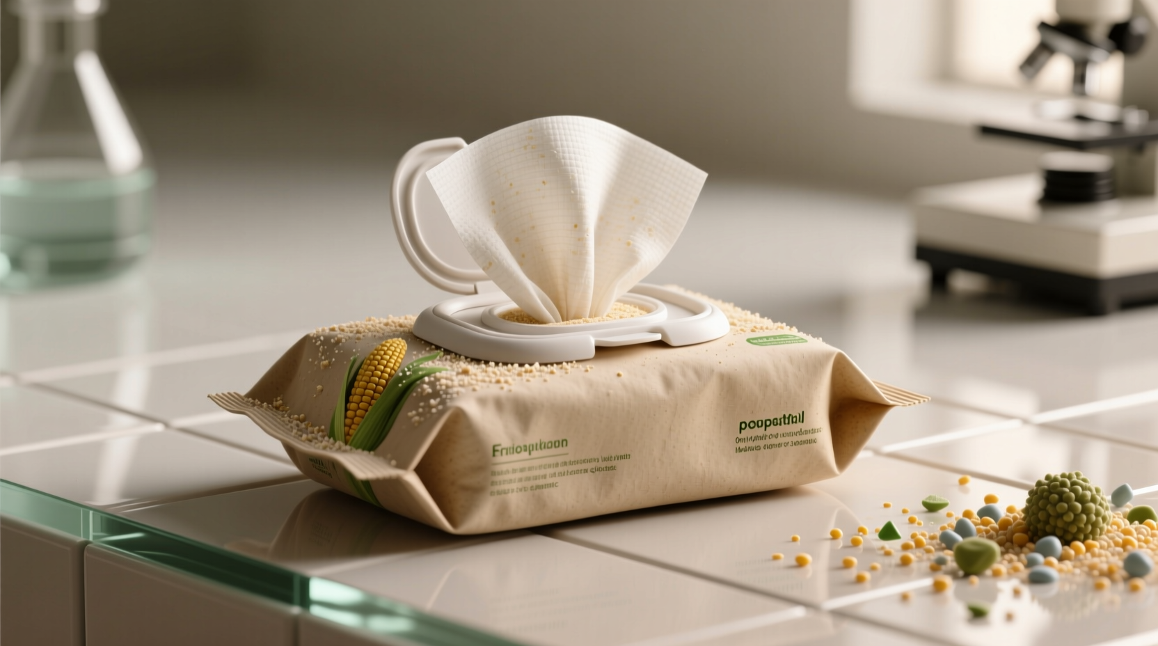 eco friendly cleaning tips compostable sleeve vs cornstarch
