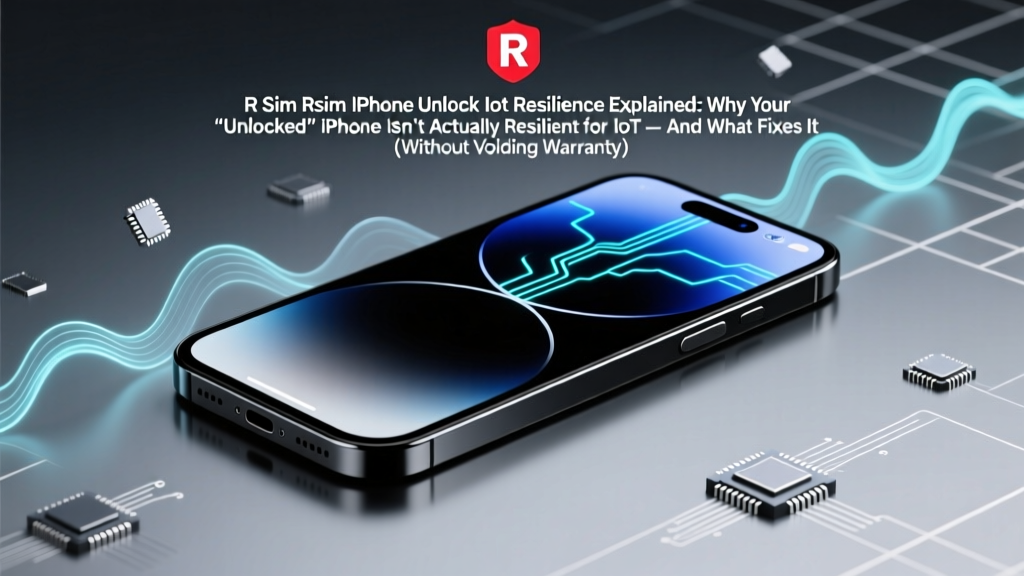 R Sim Rsim Iphone Unlock Iot Resilience Explained: Why Your 'Unlocked' iPhone Isn’t Actually Resilient for IoT — And What Fixes It (Without Voiding Warranty)