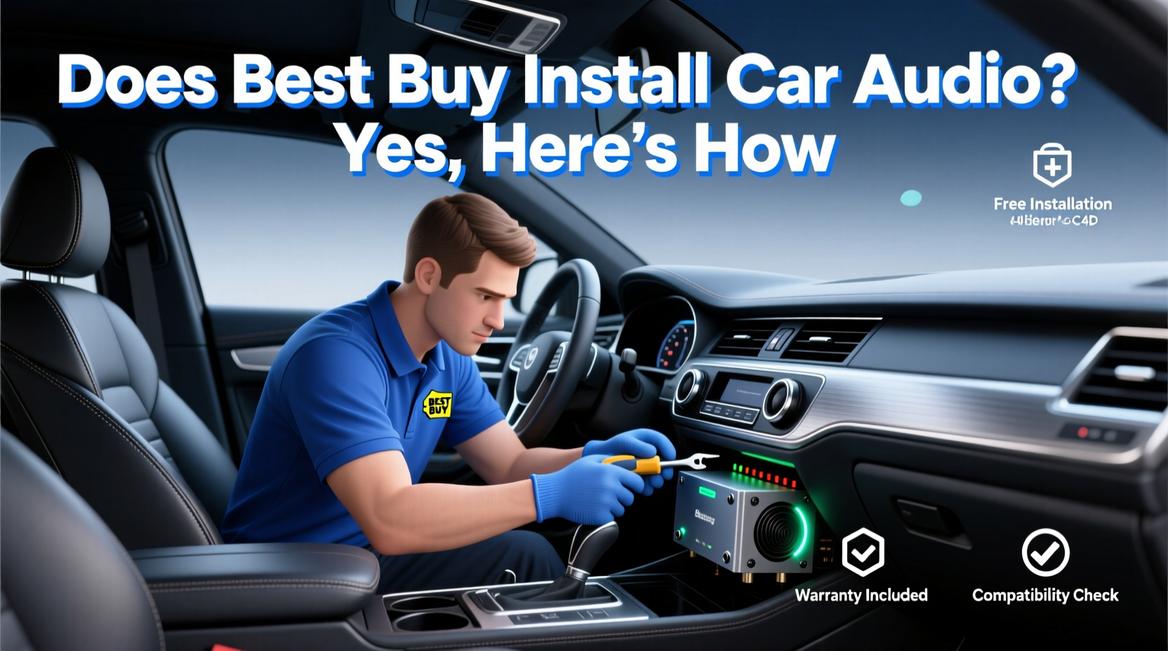 does best buy install car audio