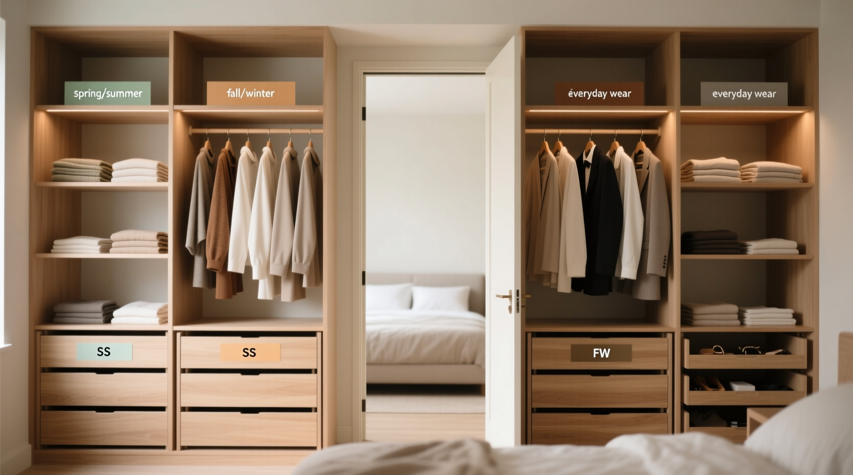 closet organization tips skip the mood board