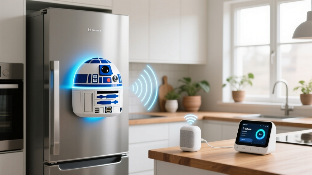 Build an R2D2 Refrigerator Audio Alert System Wirelessly