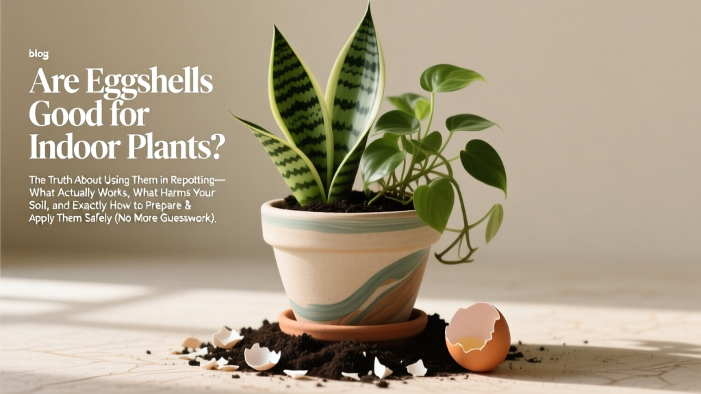 Eggshells for Indoor Plants: What Actually Works