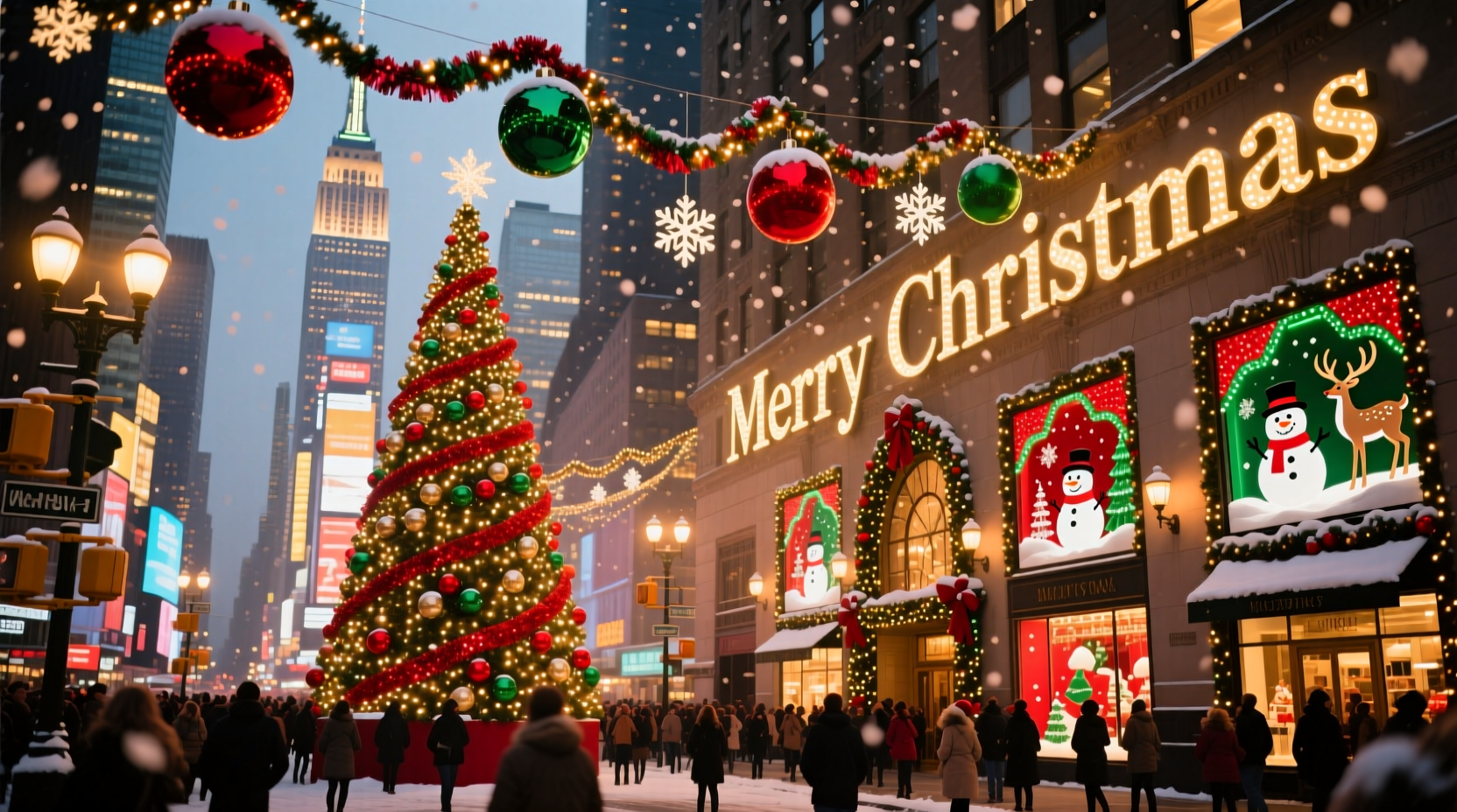 when is new york city decorated for christmas