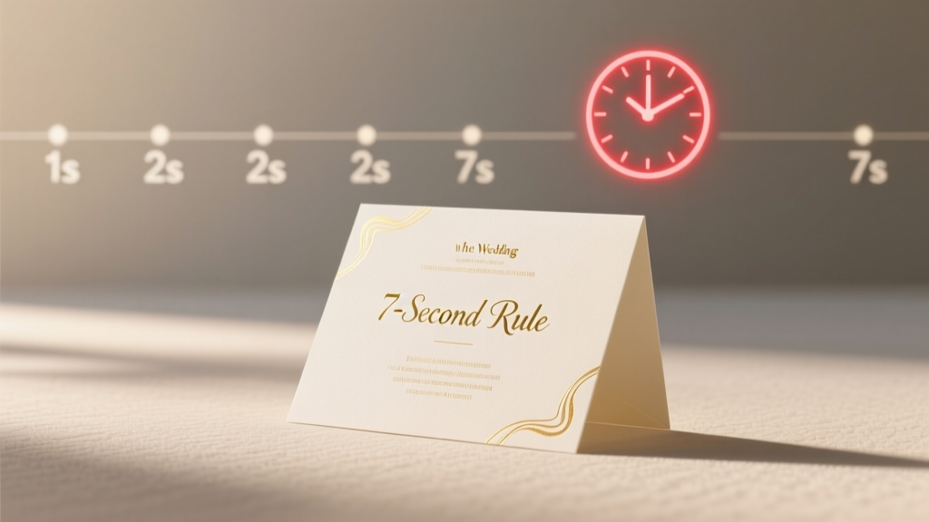 Wedding Website on Invitation: The 7-Second Rule (2026)