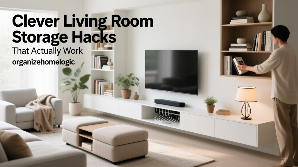 Clever Living Room Storage Hacks That Actually Work