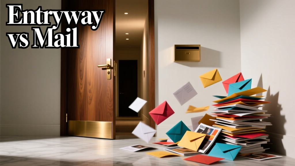 Entryway vs Mail: Why Your Front Door Zone Is the Real First Impression—Not the Postbox