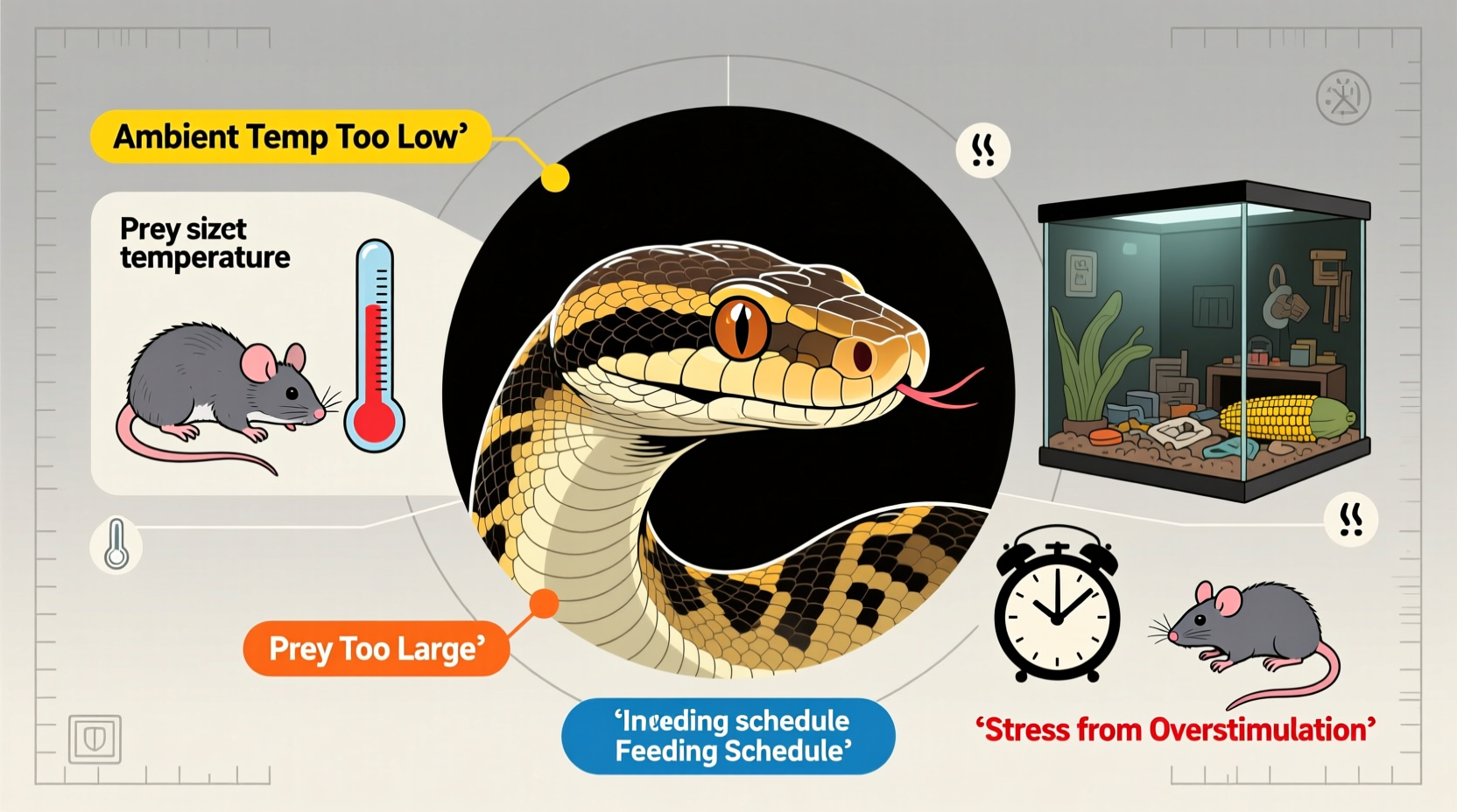 why is my snake refusing to eat common feeding issues and solutions