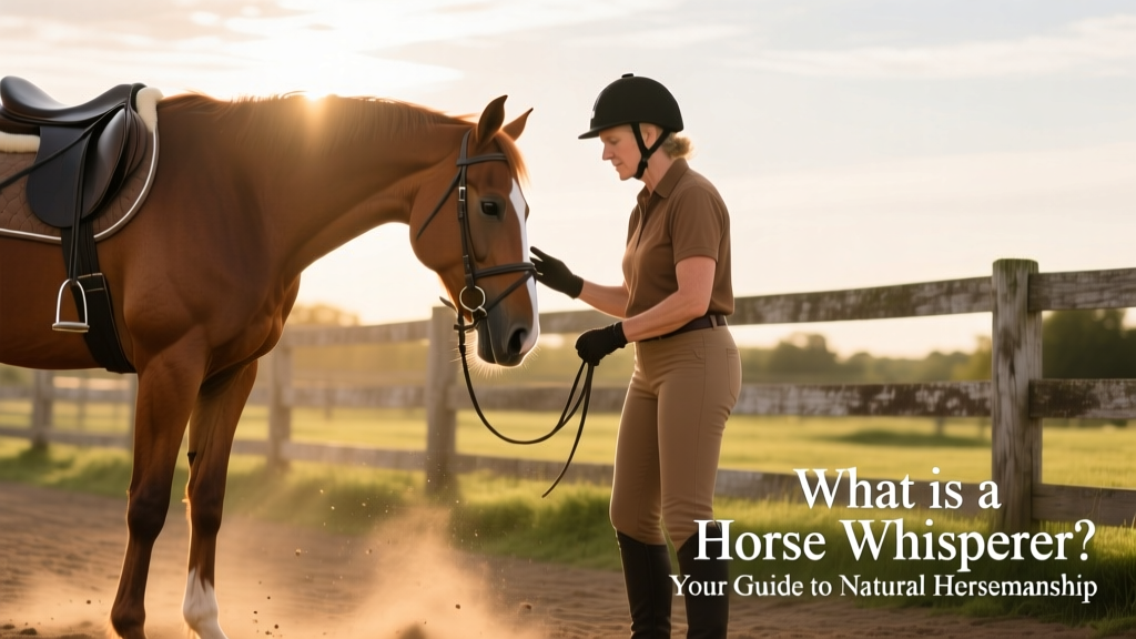 Trainer and rider practicing relaxed, connected groundwork in a quiet arena, horse responding softly to body language cues