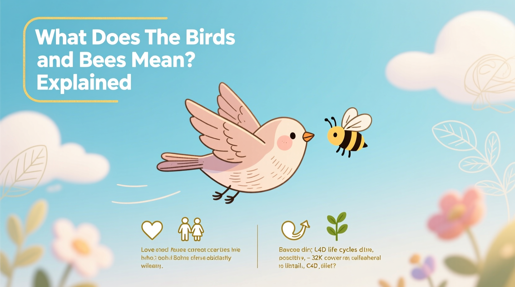 what does the birds and bees mean