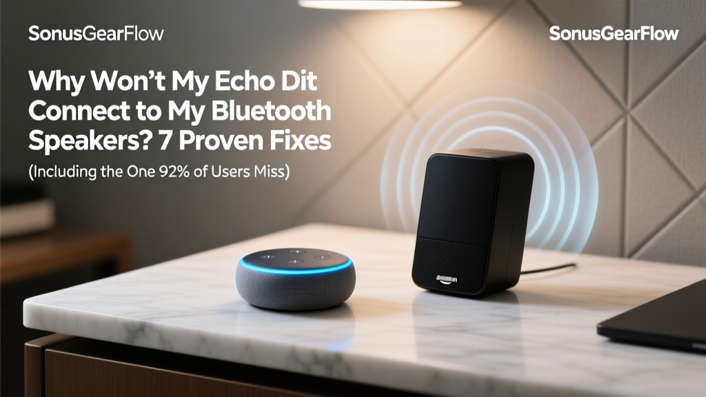 Echo Dot Bluetooth Not Connecting? 7 Fixes (2026)