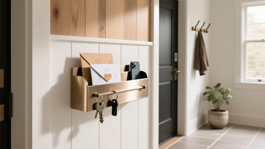 Hold Mail Rack: Smart Home Entryway Organization
