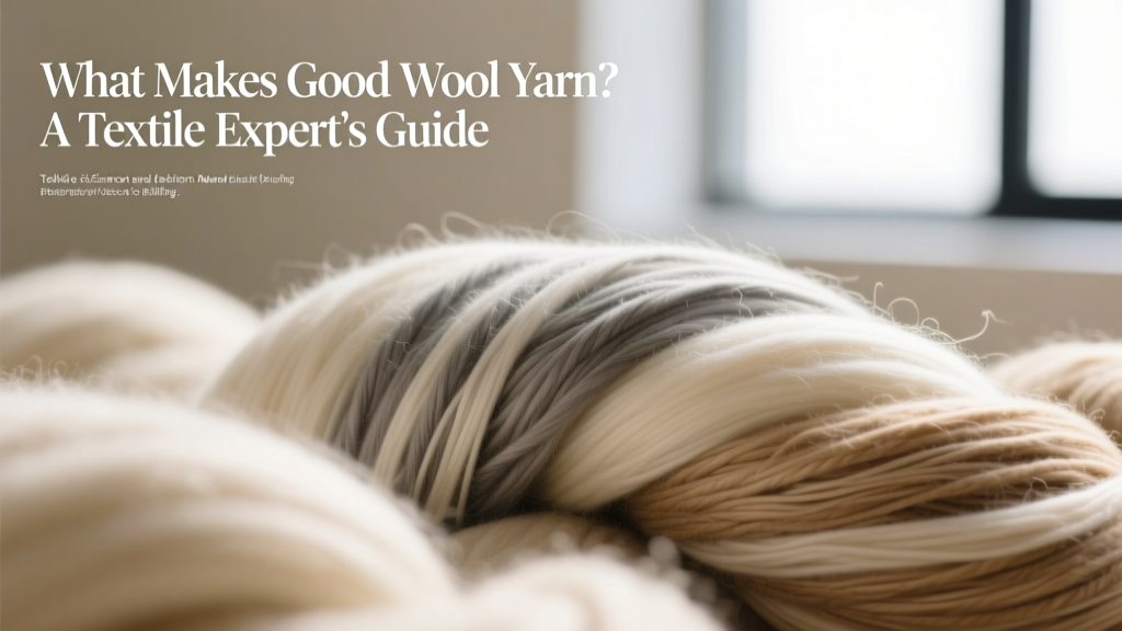What Makes Good Wool Yarn? A Textile Expert’s Guide