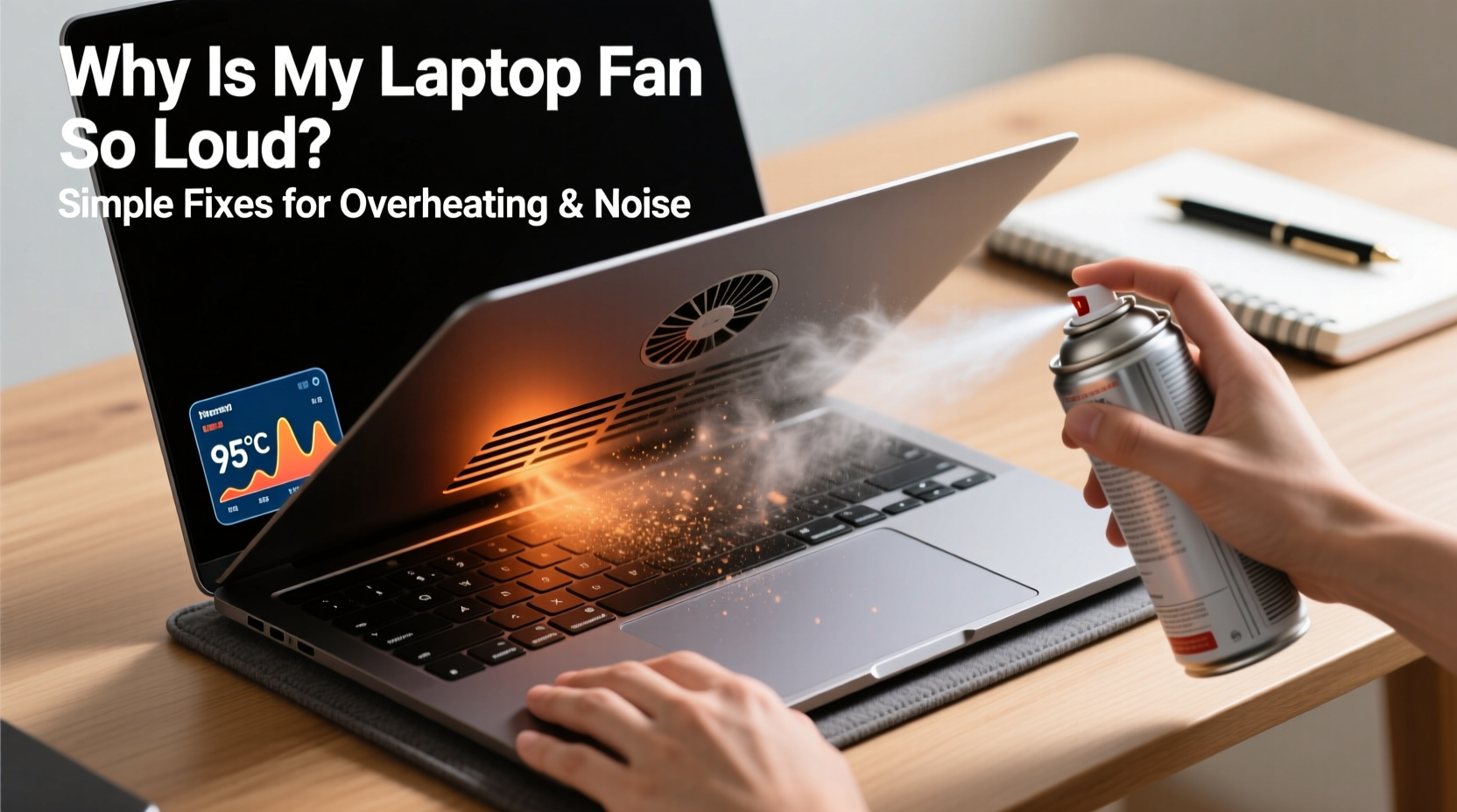 why is my laptop fan so loud simple fixes for overheating and noise