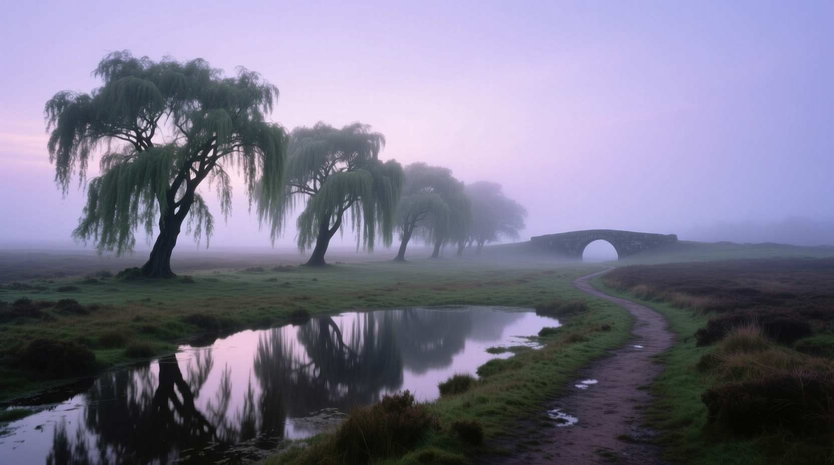 add landscape interest with weeping trees
