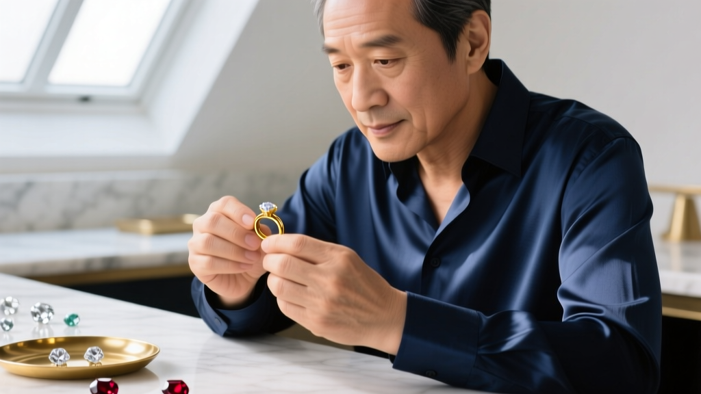 Close-up of a jeweler