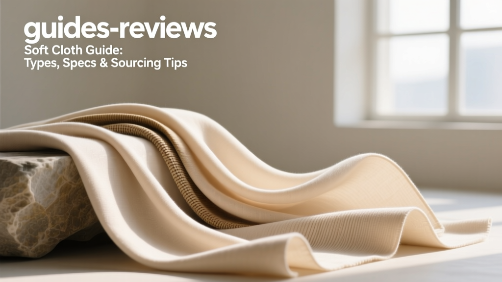 Soft Cloth Guide: Types, Specs & Sourcing Tips