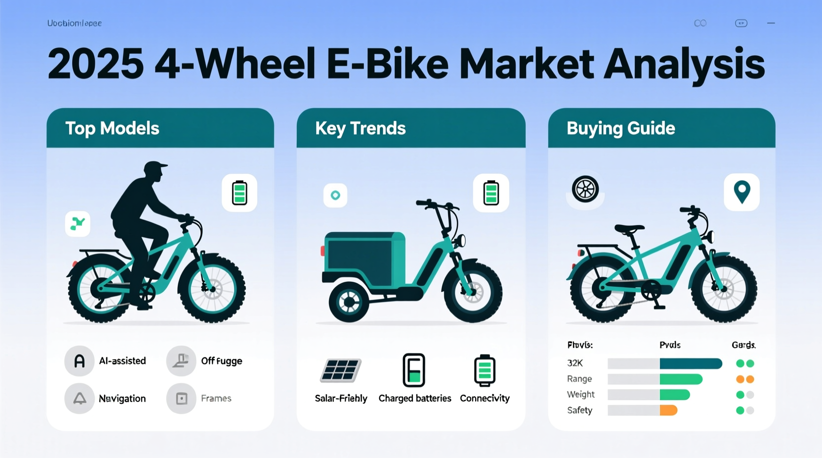 best selling 4 wheels ebike