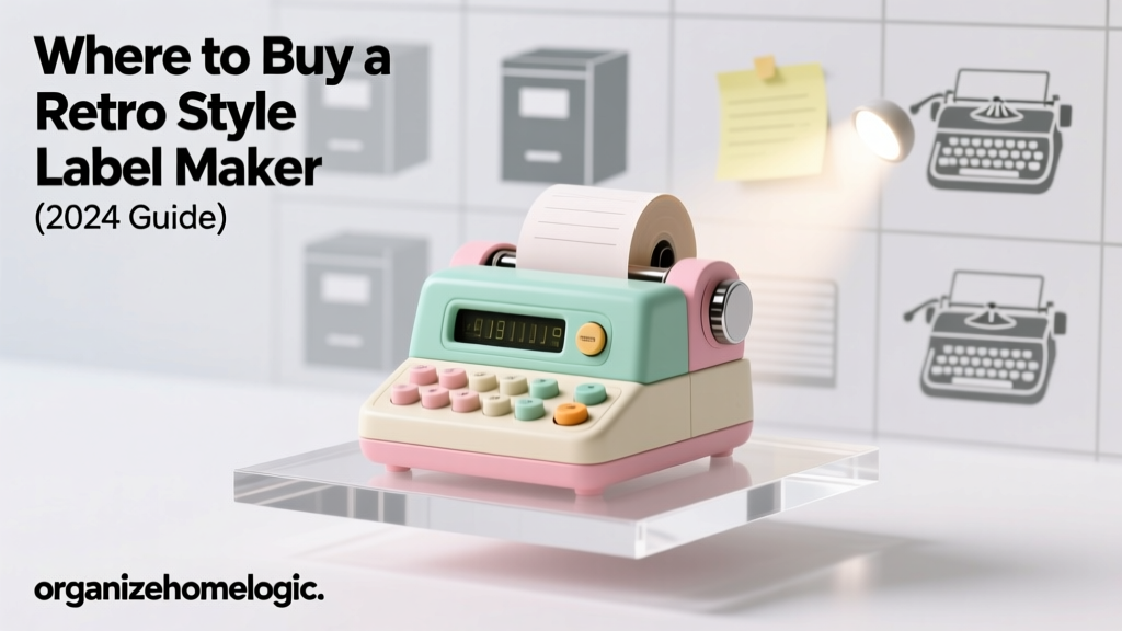 Where to Buy a Retro Style Label Maker (2024 Guide)
