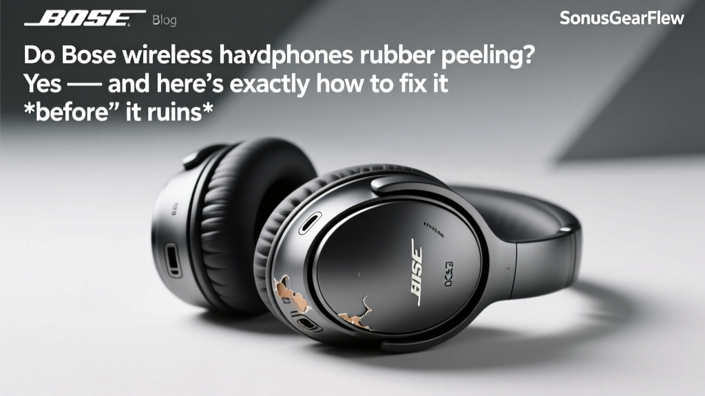 Bose Wireless Headphones Rubber Peeling? Fix It (2026)
