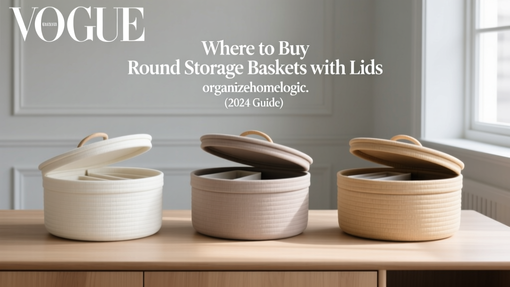 Where to Buy Round Storage Baskets with Lids (2024 Guide)