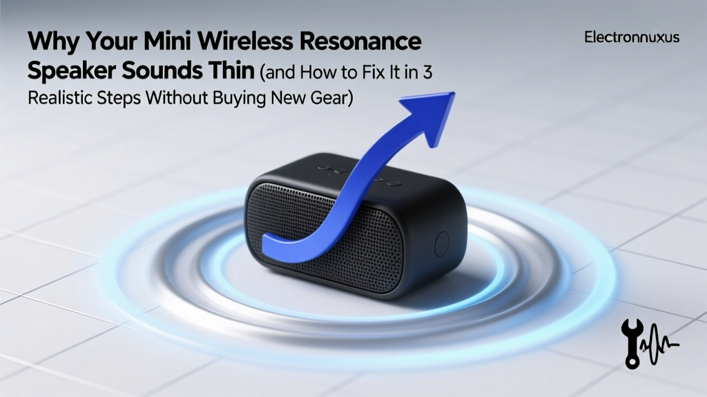 Why Your Mini Wireless Resonance Speaker Sounds Thin (and How to Fix It in 3 Realistic Steps Without Buying New Gear)