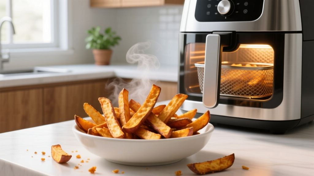 How to Make Deep Fried Sweet Potato Fries (Air Fryer Method)
