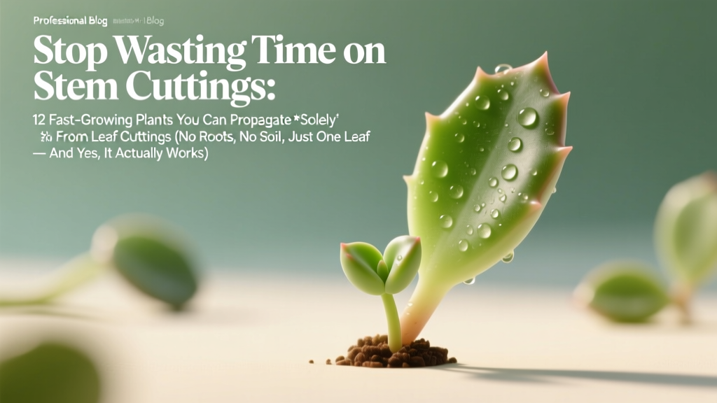 Leaf Propagation: 12 Fast-Growing Plants (2026)