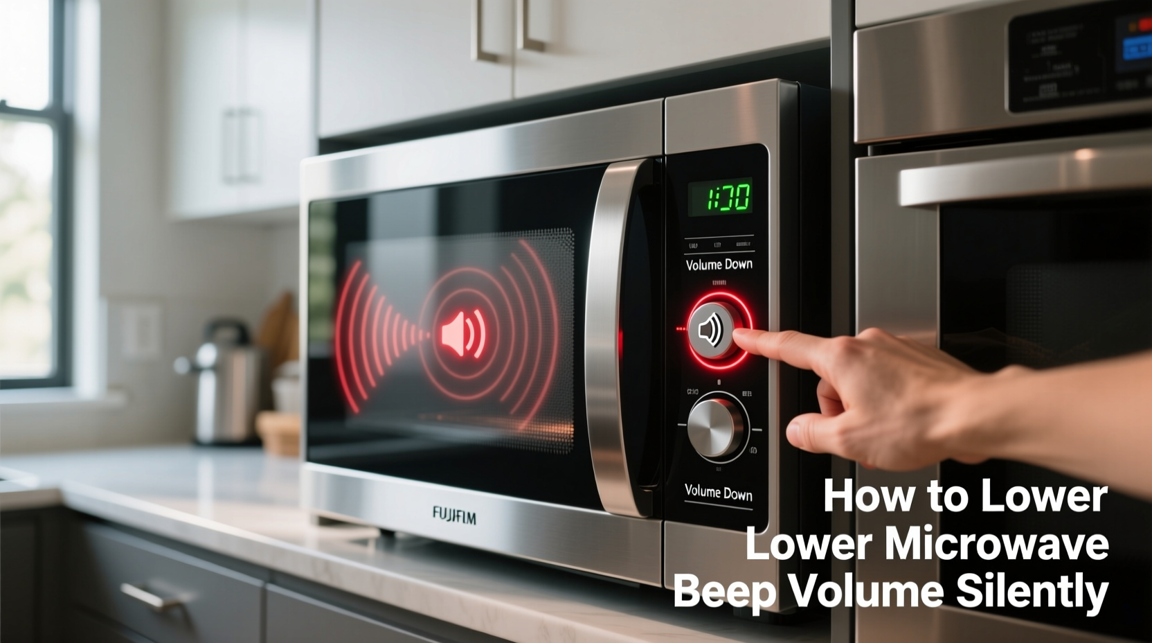 why does my microwave beep so loudly and how to lower the volume silently