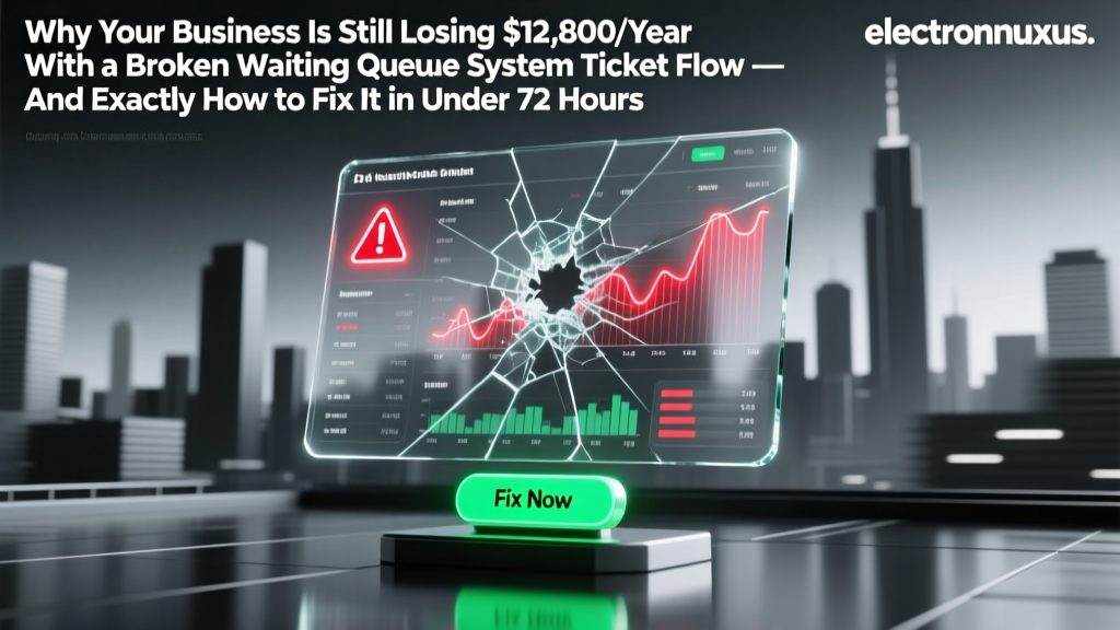 Why Your Business Is Still Losing $12,800/Year With a Broken Waiting Queue System Ticket Flow — And Exactly How to Fix It in Under 72 Hours