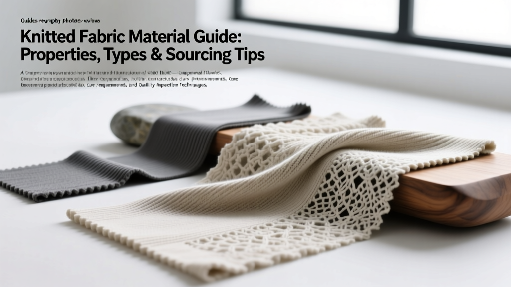Knitted Fabric Material Guide: Properties, Types & Sourcing Tips