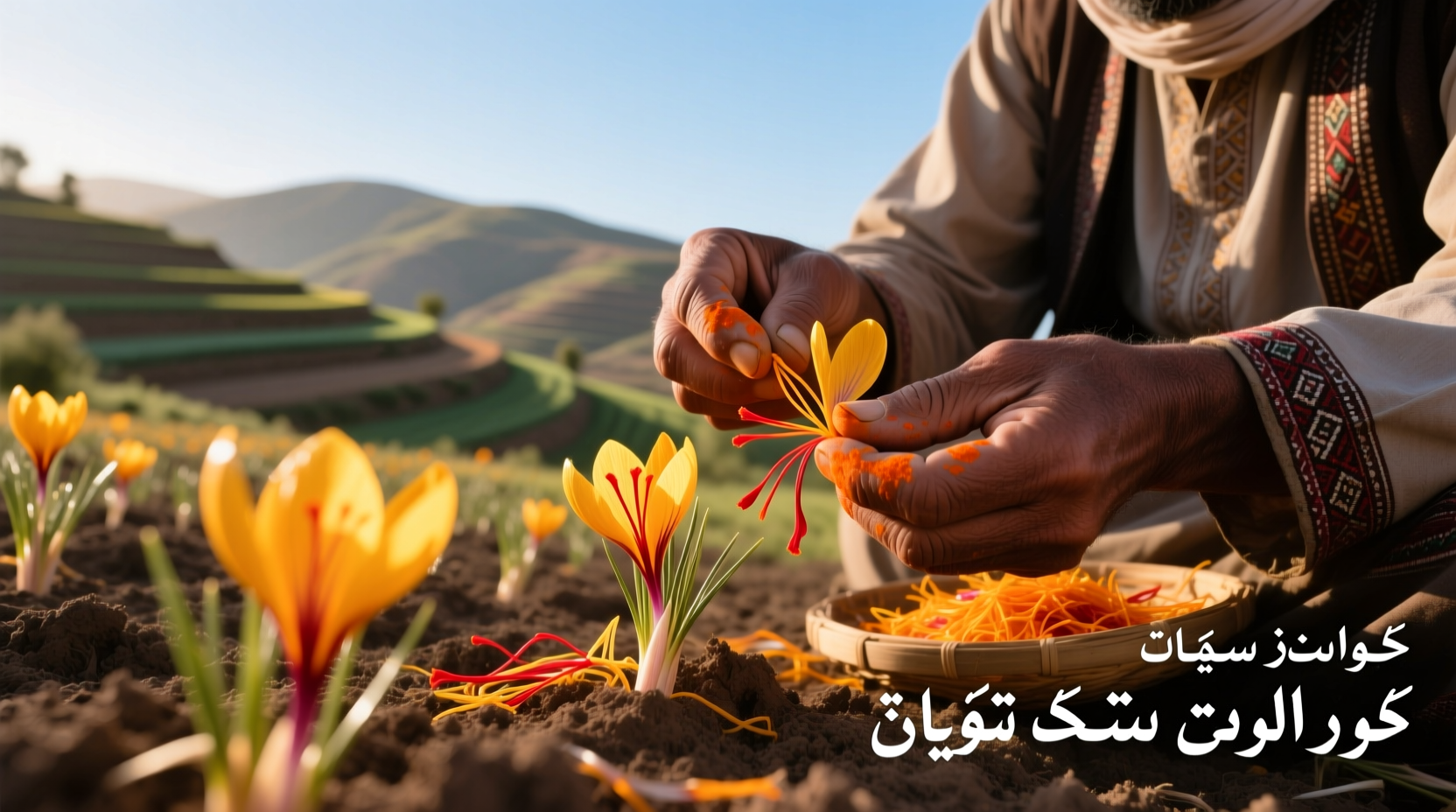 the process behind creating saffron