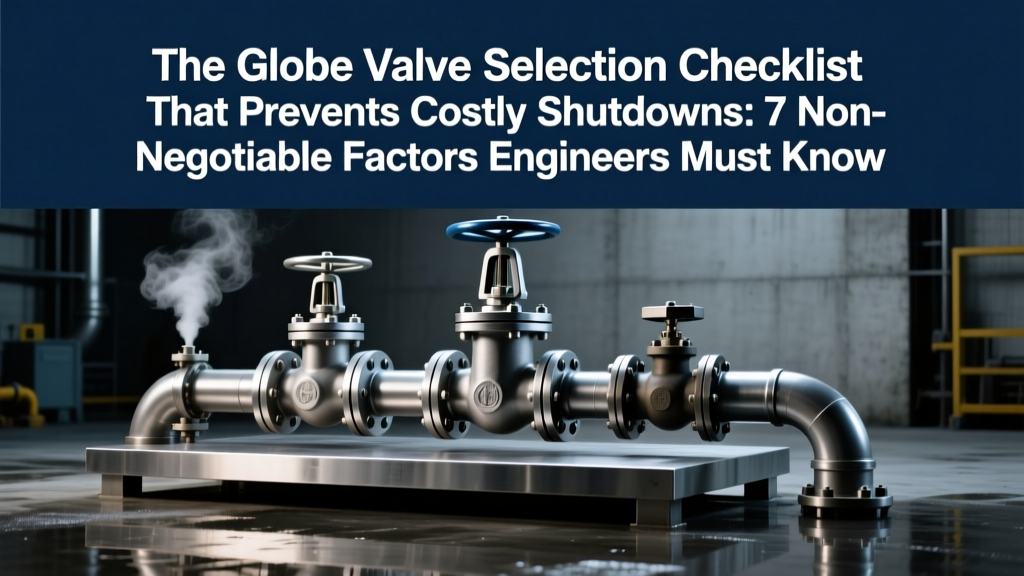 Globe Valve Selection Checklist: 7 Critical Factors