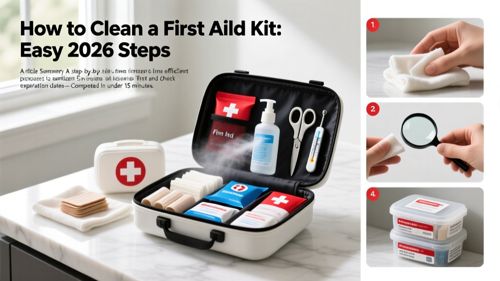 How to Clean a First Aid Kit: Easy 2026 Steps