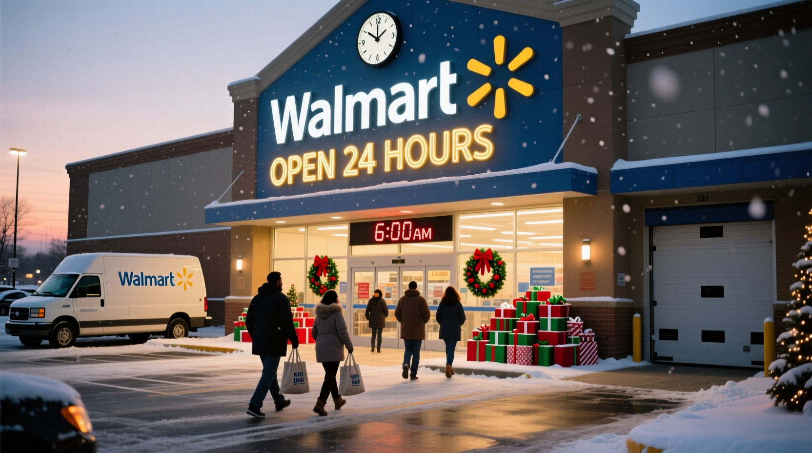 what time walmart open on christmas eve