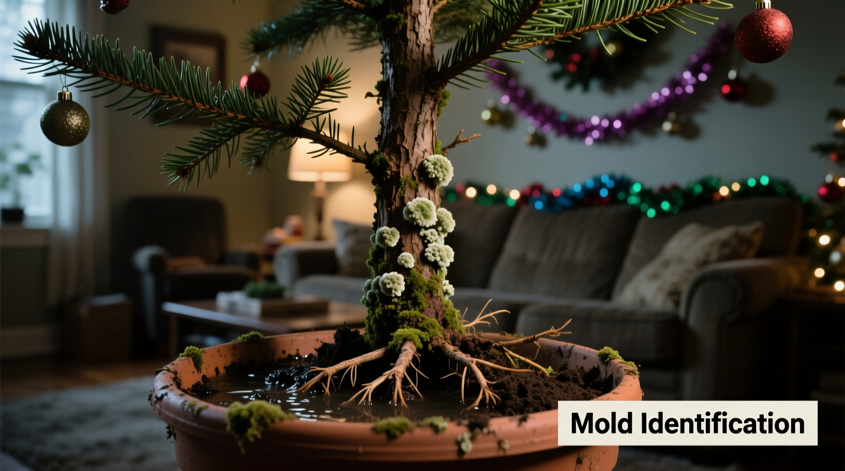why does my christmas tree smell musty identifying mold and storage issues
