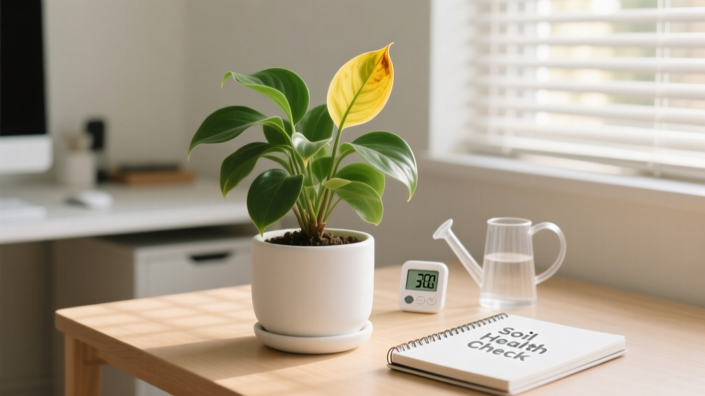 How to Dry Out Soil for Indoor Plants with Yellow Leaves