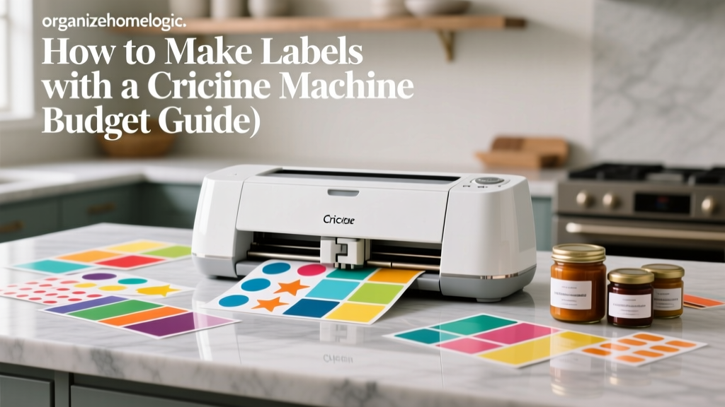 How to Make Labels with a Cricut Machine (Budget Guide)