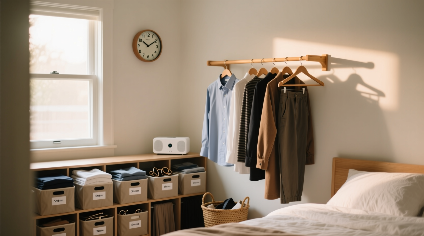 closet organization tips for calmer mornings